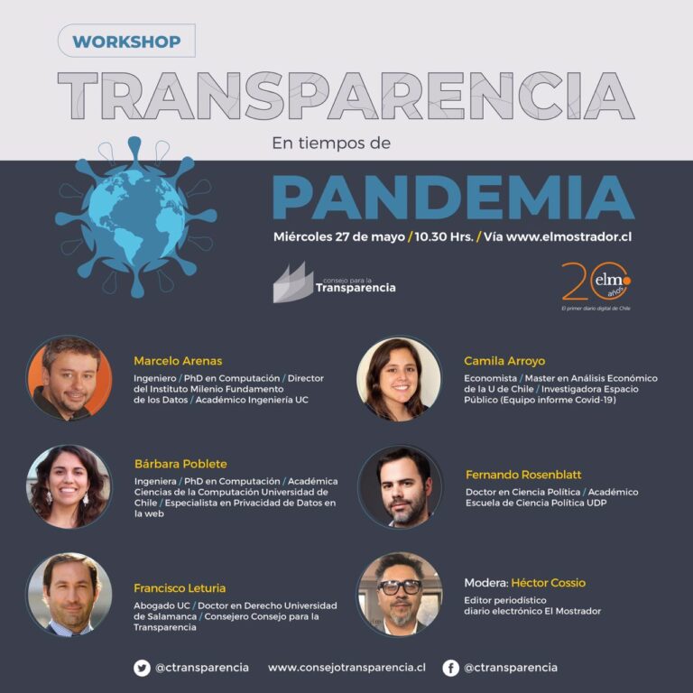 Workshop «Transparencia en tiempos de pandemia»