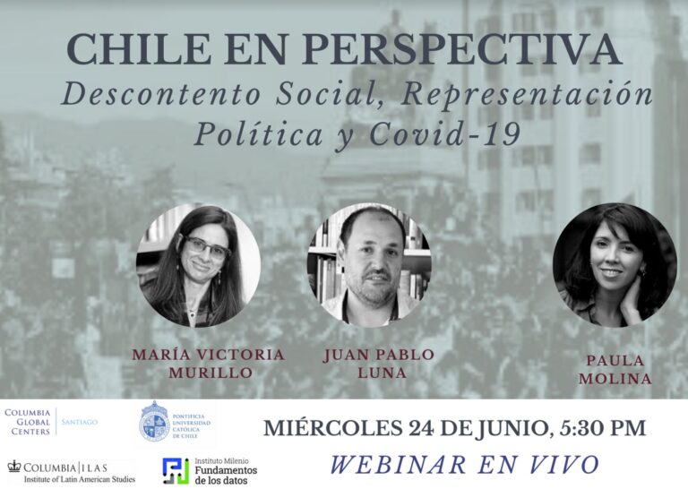 Webinar: «Chile en perspectiva. Descontento social, representación política y Covid-19»