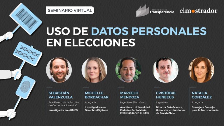 Seminario Virtual Consejo para la Transparencia: Uso de datos personales en elecciones