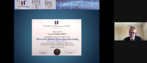 Instituto de Ingenieros de Chile premia a ex alumno de magíster IMFD