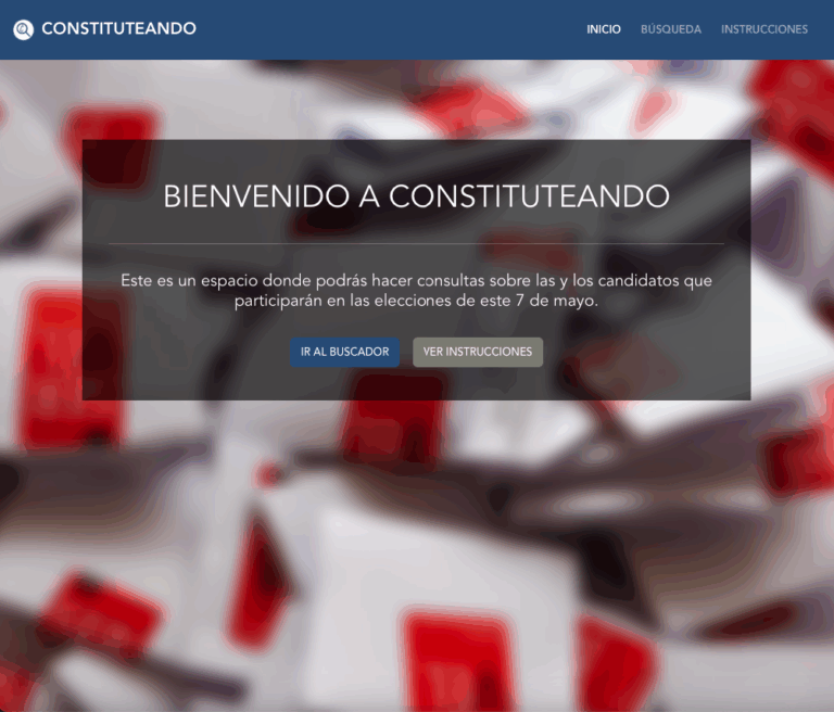 IMFD crea aplicación experimental para consultar sobre candidaturas a elecciones del 7 de mayo