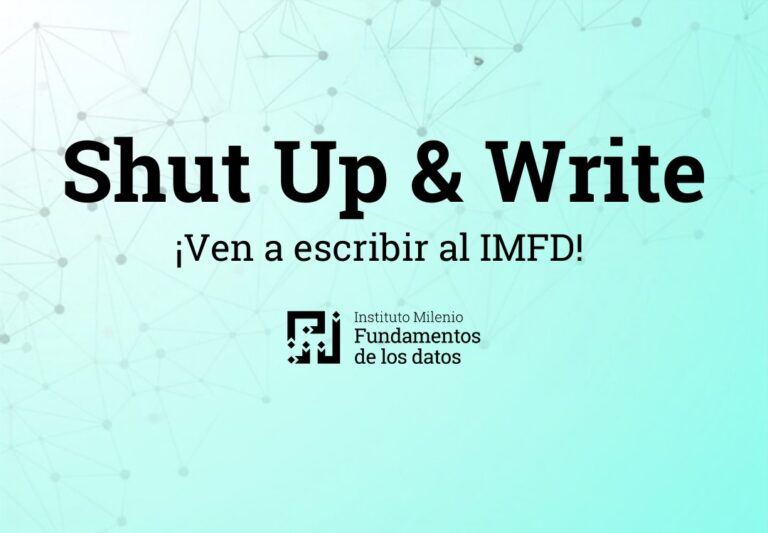 ¡Vuelve el Shut Up & Write!  Taller de escritura para tesis o artículos todos los viernes